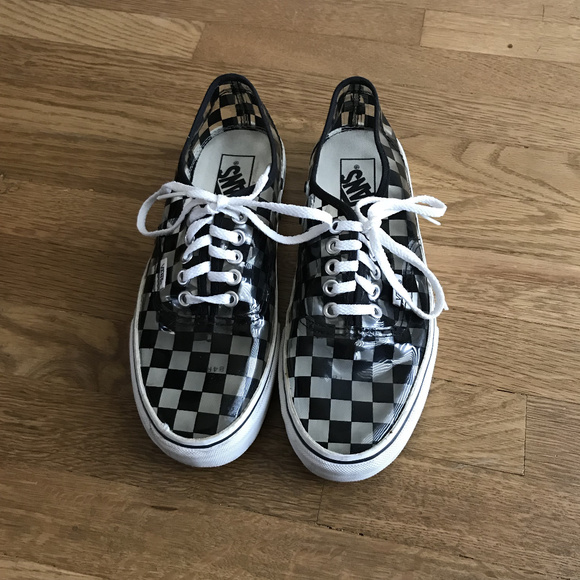 clear vans shoes